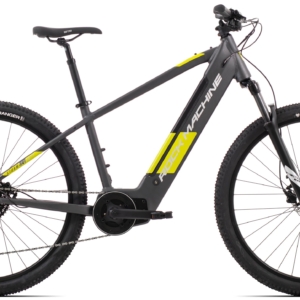 Bicicleta Electrica Rock Machine Storm INT e70-29 Matte Anthracite/Radioaktive Yellow/Silver 17.0 - (M)