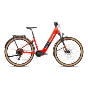 Bicicleta Electrica Rock Machine Storm INT e90-29 Unisex Touring 29 Gloss Metallic/Orange/Silver 17.0 - (M)