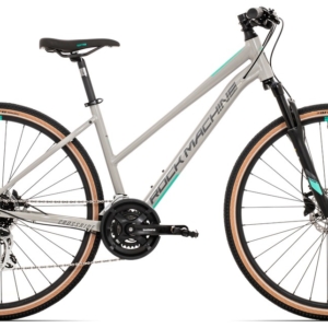 Bicicleta Rock Machine Crossride 300 Lady 29 Gloss Grey/Grey/Mint 19.0 - (L)