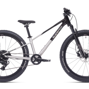 Bicicleta Superior TEAM 24 24 Gloss Brushed Alu/Rainbow Black