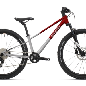 Bicicleta Superior TEAM 24 24 Gloss Brushed Alu/Red