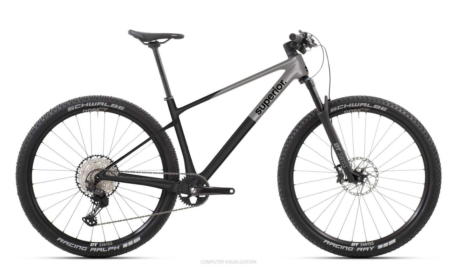 bicicleta-superior-xp-91-29-matte-dark-chrome-carbon-175-m Bicicleta Superior XP 9.1 29 Matte Dark Chrome/Carbon 17.5 - (M)