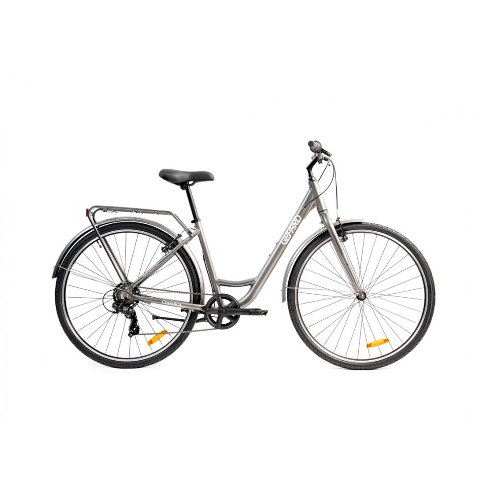 bicicleta de oraș clasică gepard bicicleta clasica gri