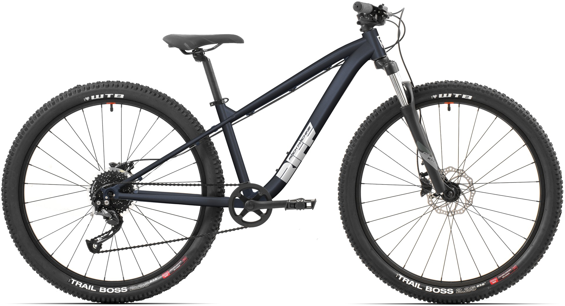 bicicleta-rock-machine-riff-tr-27-27-matte-deep-ocean-blue-38cm-s Bicicleta Rock Machine Riff Tr 27 27 Matte Deep Ocean Blue 38cm - (S)